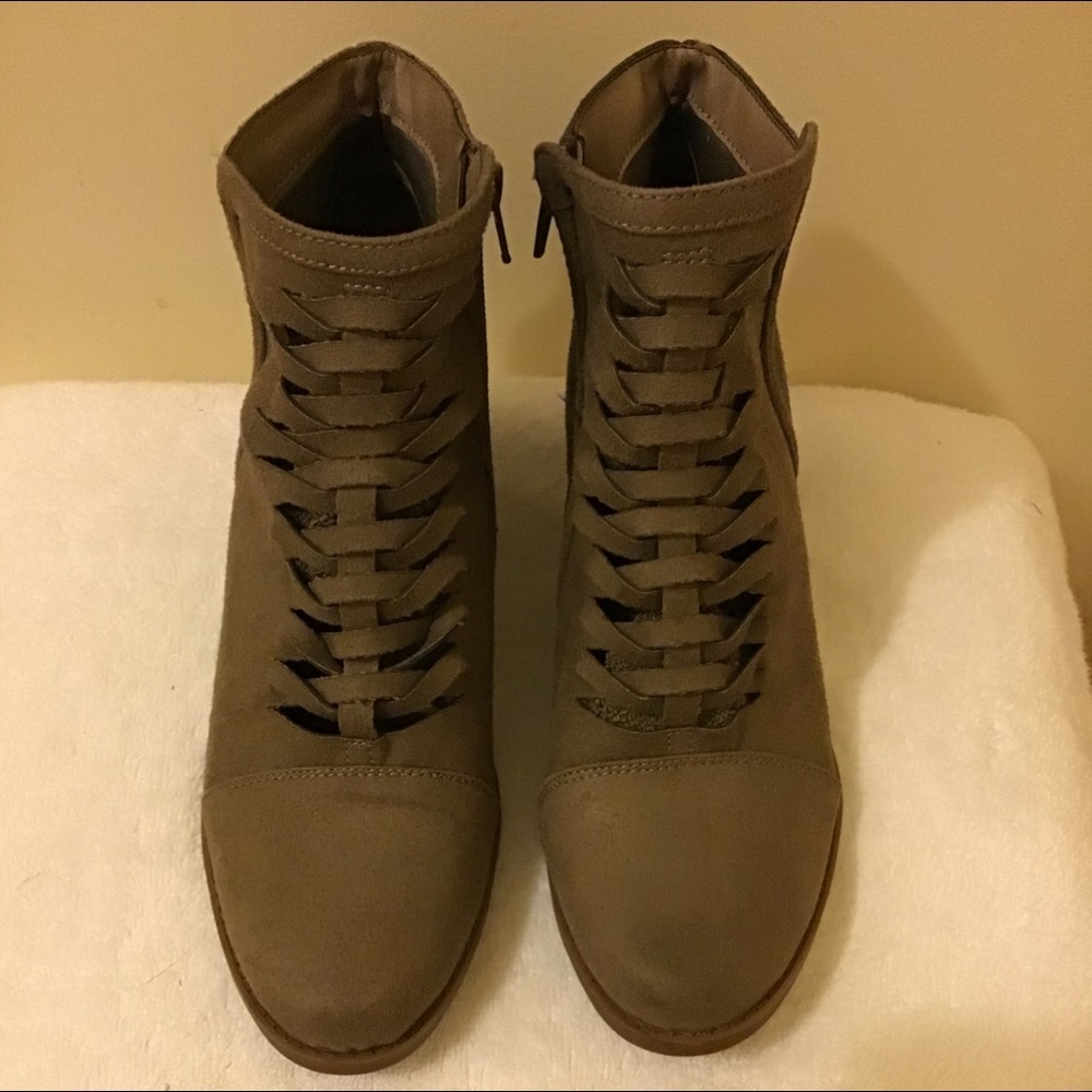 You Taupe Ankle Boots